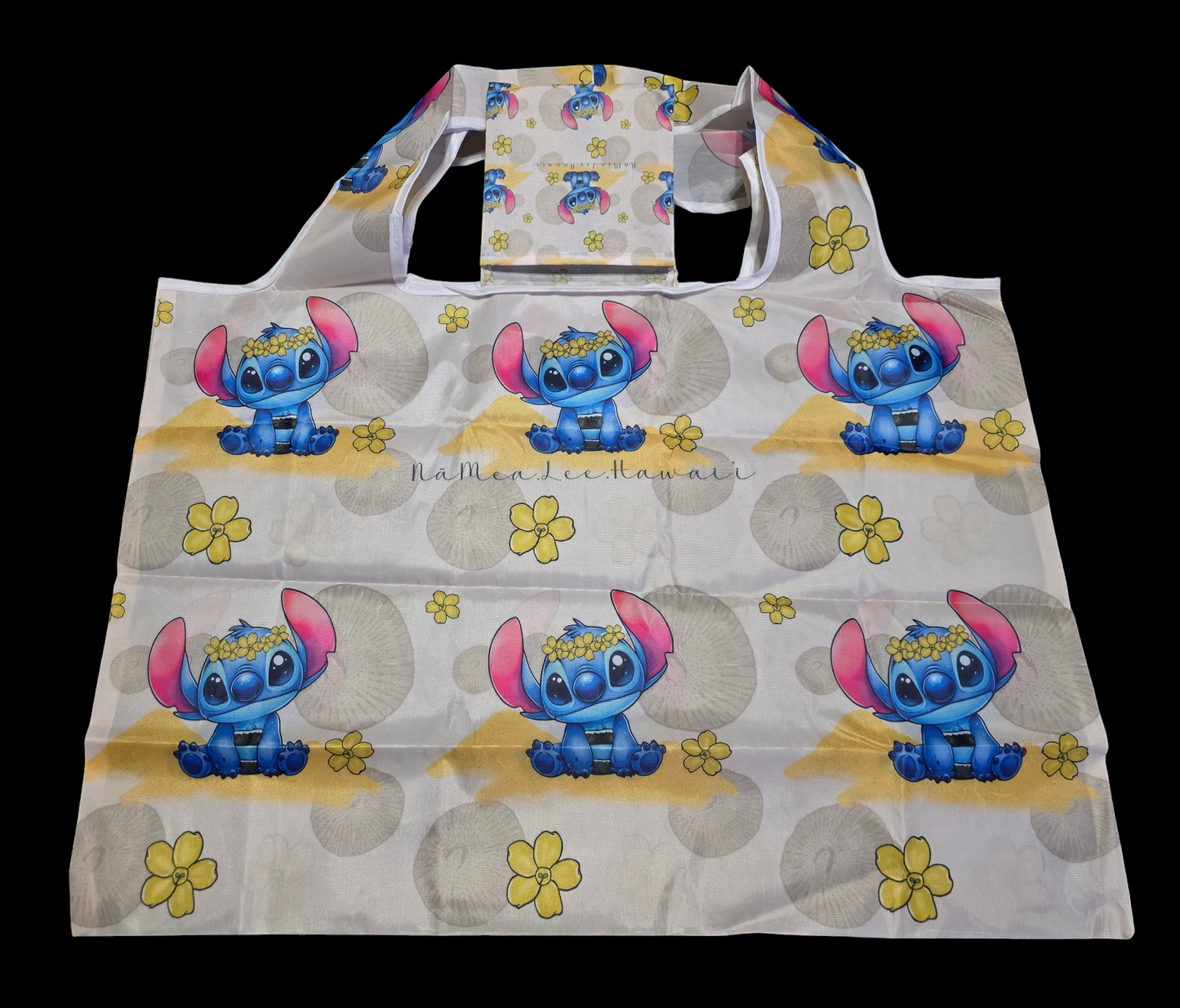 "Opihi Girl" (Pomaika'i) Shopping Bag (small Print)