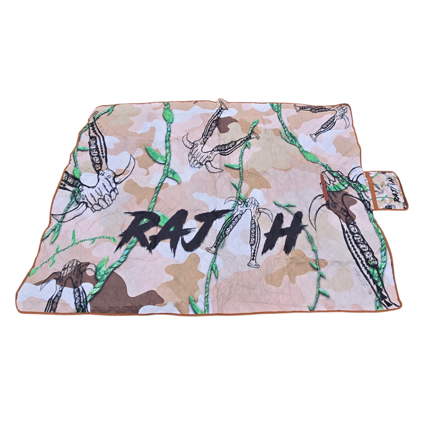 RAJAH brown mat