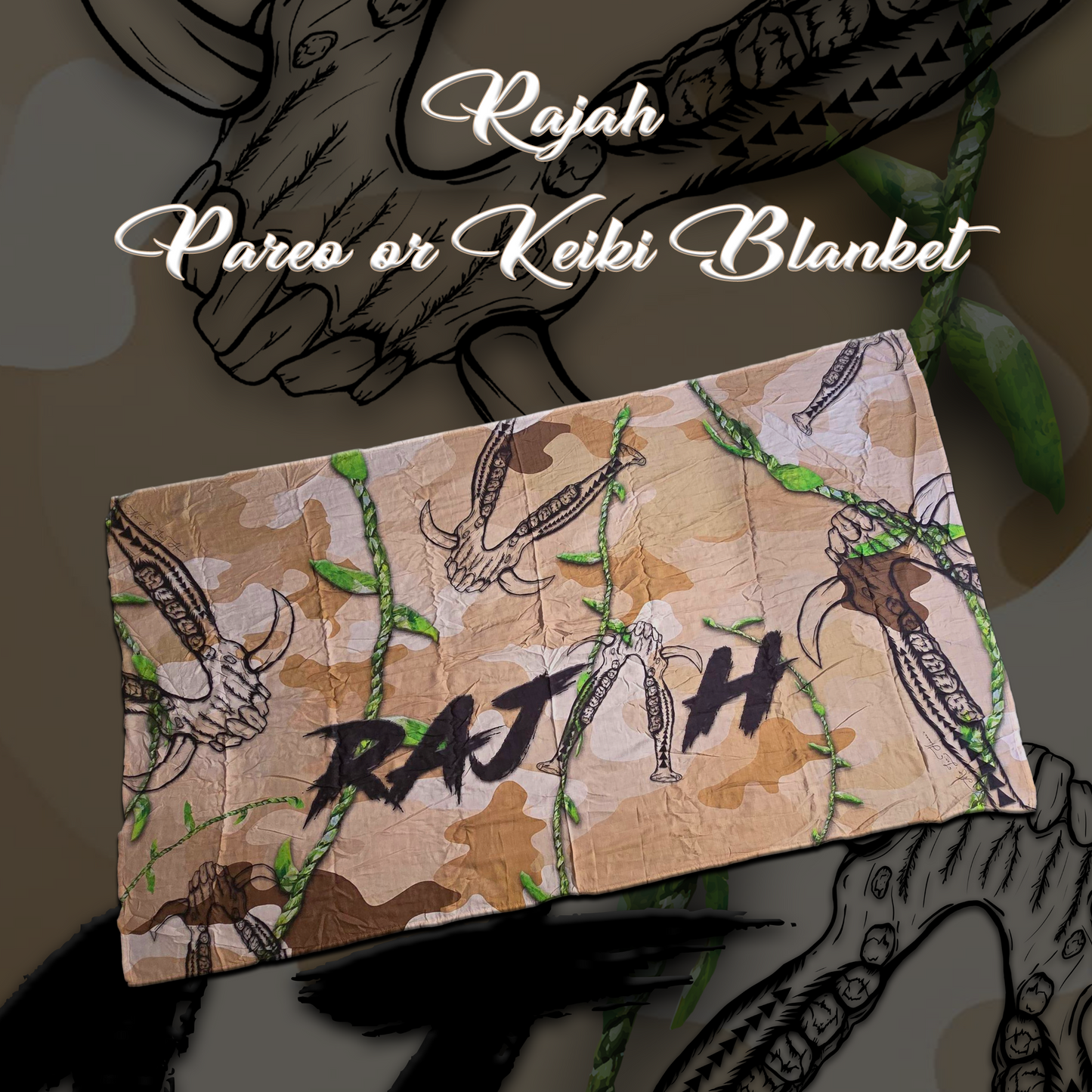 Rajah (Mommy/Daddy or Me Pareo/Keiki Blanket)