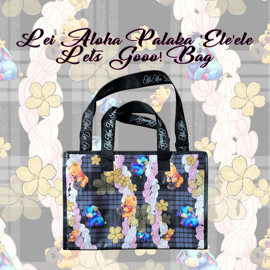 Lei Aloha Palaka 'Ele'ele Lets Gooo! Bag