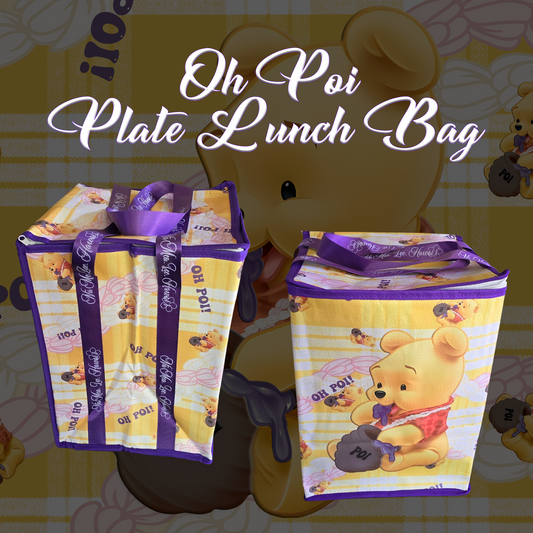 "OH POI" Plate Lunch Bag