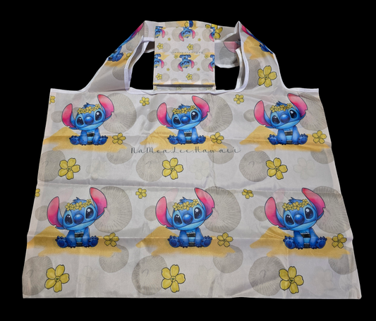 "Opihi Girl" (Pomaika'i) Shopping Bag (small Print)
