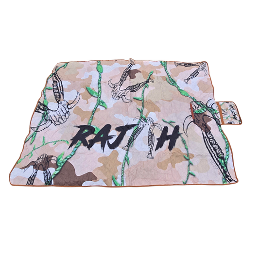 RAJAH brown mat